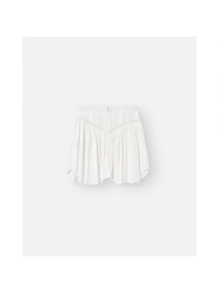 Mini falda asimétrica de encaje Isabel Marant blanco