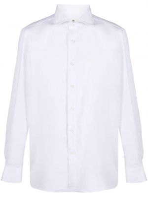 Koszula bawełniana Borrelli biała