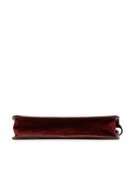 Bolso clutch retro Yves Saint Laurent Vintage rojo