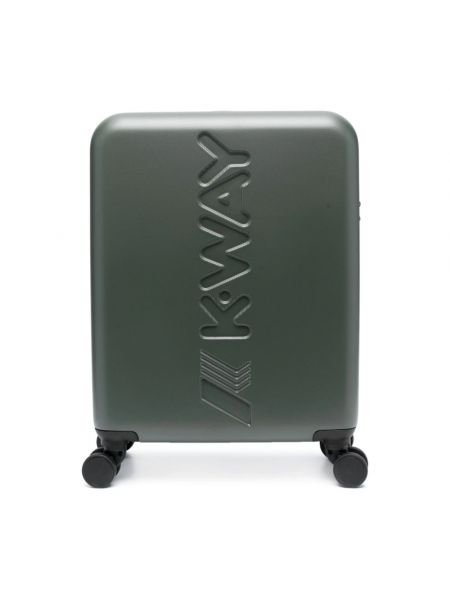 Zielona walizka K-way