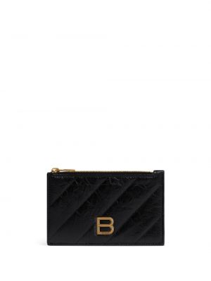 Prešívaná kožená peňaženka Balenciaga