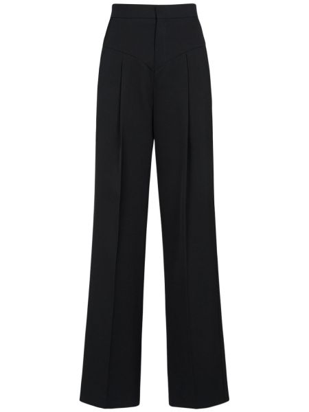 Pantalones de lana Isabel Marant negro