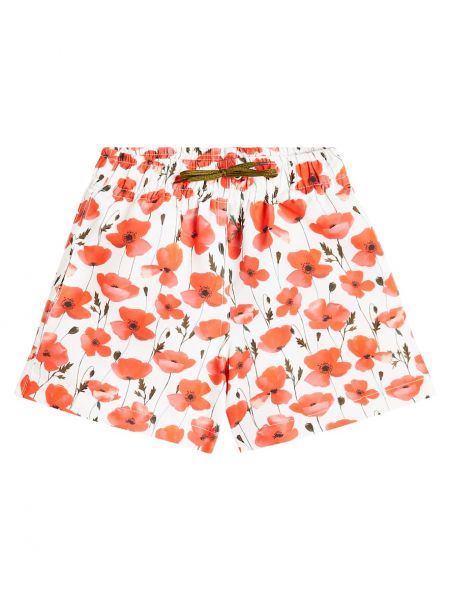 Blomstret boxershorts for drenge Suncracy rød