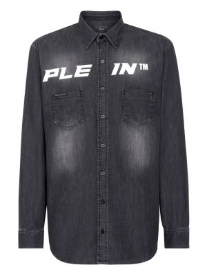 Дънкова риза Philipp Plein сиво