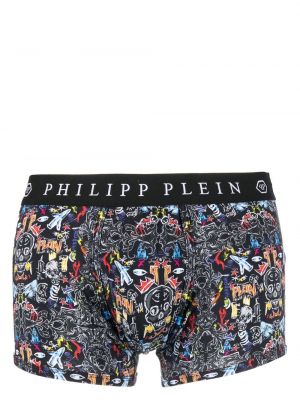 Trykt boksershorts Philipp Plein svart