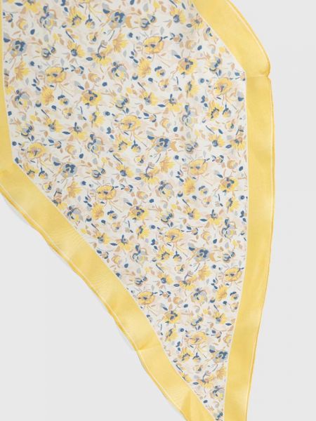 Шелковый платок Lauren Ralph Lauren желтый