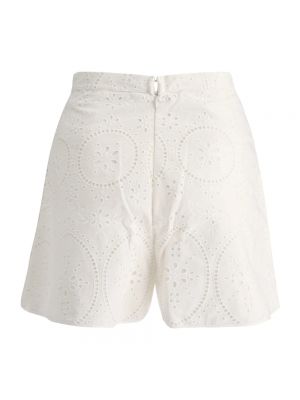 Pantalones cortos de cintura alta Charo Ruiz Ibiza blanco