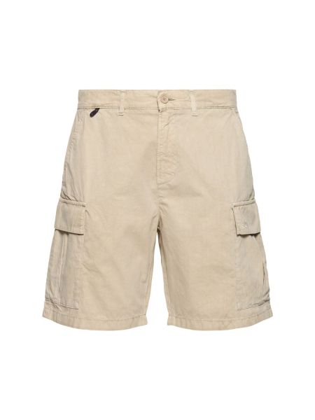 Pantalones cortos cargo de algodón Sundek beige