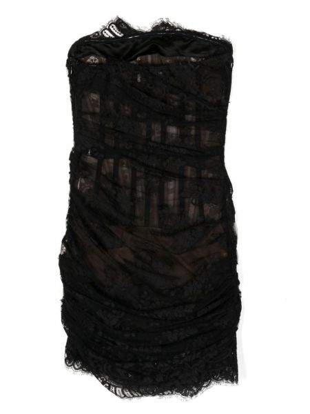 Krajkové mini šaty Monse černé