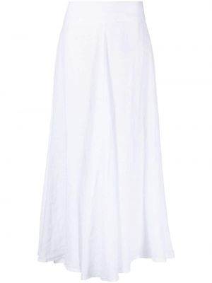 Λινή φούστα 120% Lino λευκό