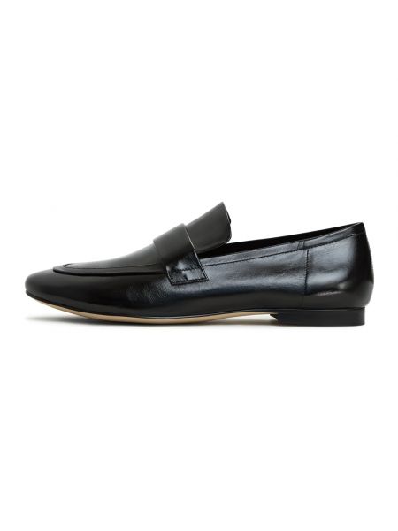 Loafers mit breitem absatz Cesare Gaspari schwarz