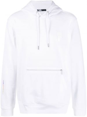 Hoodie Karl Lagerfeld vit