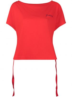 Camiseta con bordado Marni rojo