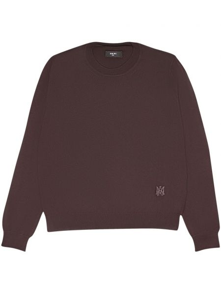 Dugi sweatshirt s vezom Amiri smeđa