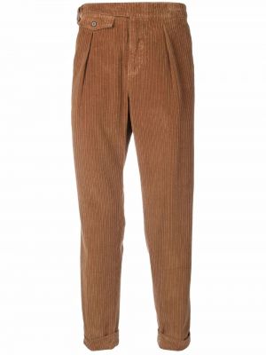 Pantalones chinos ajustados Eleventy marrón