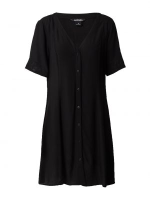 Платье-рубашка Monki черное