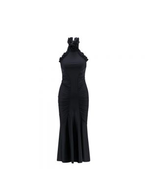 Sukienka długa z dżerseju Philosophy Di Lorenzo Serafini czarna