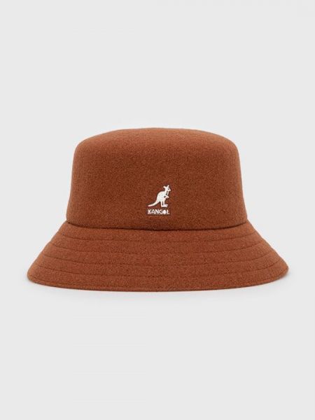Шерстяная шапка Kangol коричневая
