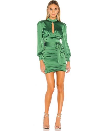 Zelené mini šaty Majorelle