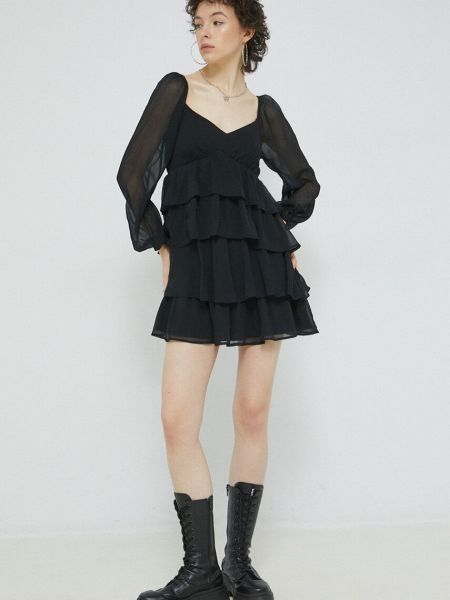 Sukienka mini Abercrombie & Fitch czarna