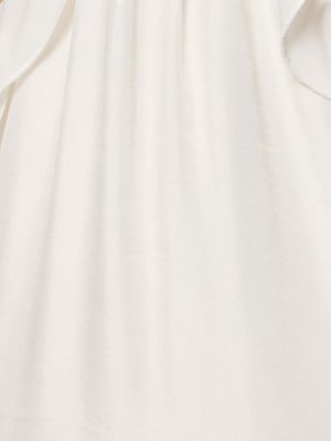 Sukienka długa z falbankami Simkhai biała
