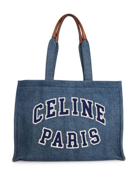 Shopper rankinė Céline Pre-owned mėlyna