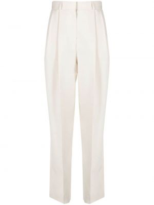Плисирани панталон Toteme бяло