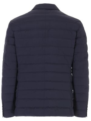 Пуховый пиджак Moncler синий