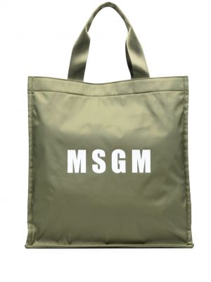 Τσάντα shopper με σχέδιο Msgm