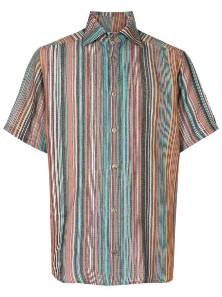 Žakardinis marškinėliai Amir Slama ruda