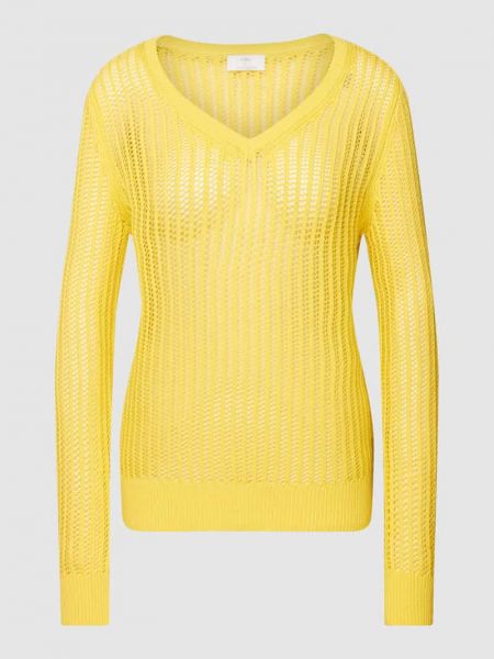 Dzianinowy sweter Fynch-hatton żółty