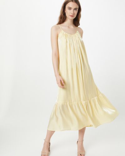 Μάξι φόρεμα Gina Tricot κίτρινο