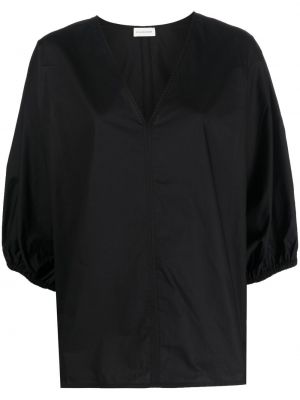 Bomull bluse By Malene Birger svart