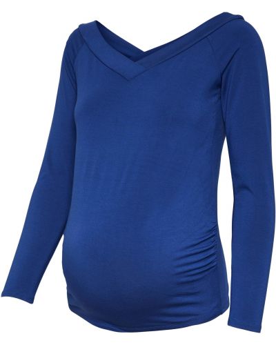 Marškinėliai ilgomis rankovėmis Pieces Maternity mėlyna