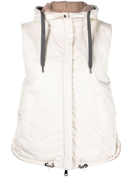 Hette vest Brunello Cucinelli hvit