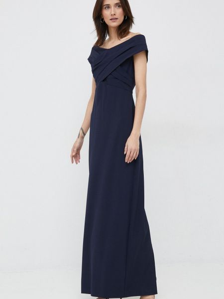 Длинное платье Lauren Ralph Lauren синее