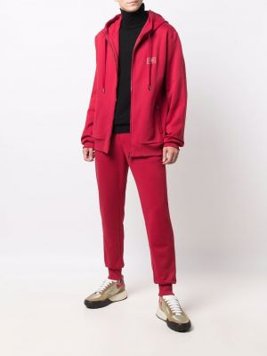 Pantalones de chándal de tela jersey Dolce & Gabbana rojo
