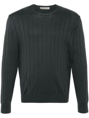 Pamučni džemper Corneliani siva