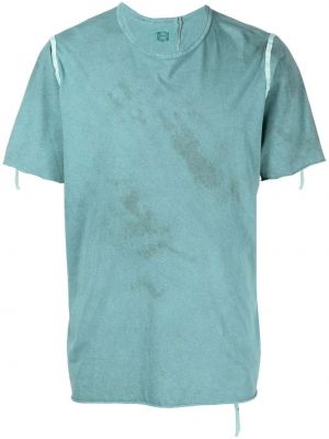Marškinėliai su nubrozdinimais Isaac Sellam Experience žalia