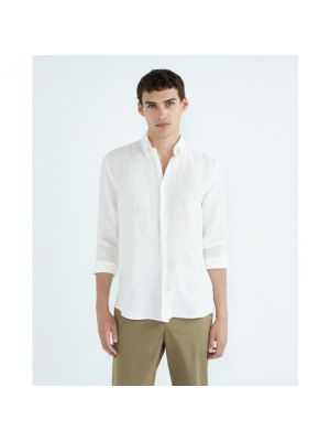 Camisa de lino Brooksfield blanco