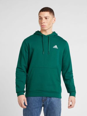 Fleece αθλητική μπλούζα Adidas Sportswear πράσινο