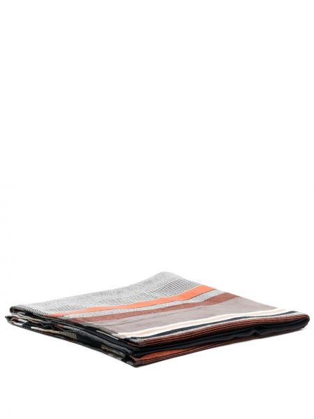 Gestreifter bademantel mit print Missoni Home schwarz