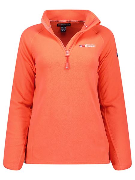 Флисовый свитер Geographical Norway оранжевый