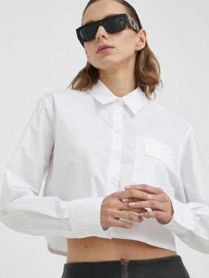 Pamučna košulja bootcut Remain bijela