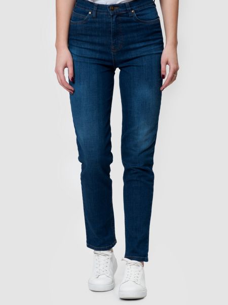 Бавовняні прямі джинси Arber сині