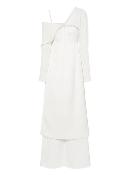 Asimetriškas vakarinė suknelė Chats By C.dam balta