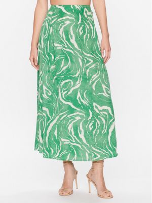 Maksi suknja Selected Femme zelena