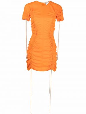 Vestito con motivo a stelle Stella Mccartney arancione