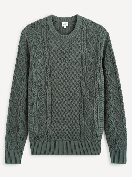 Pletený pletený svetr Celio šedý