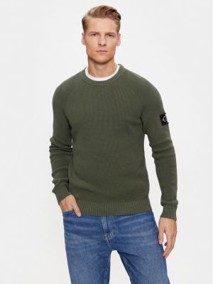 Cardigan Calvin Klein Jeans vert